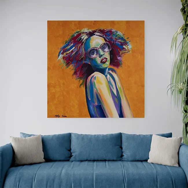 מלכת השמש - הדפס משודרג עם צבע