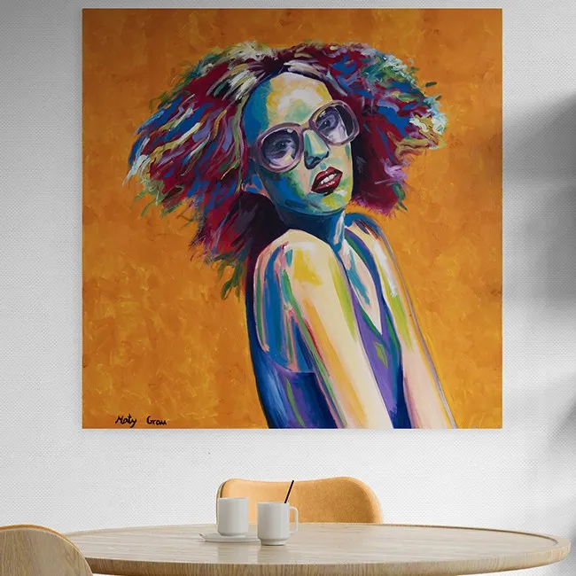 מלכת השמש - הדפס משודרג עם צבע