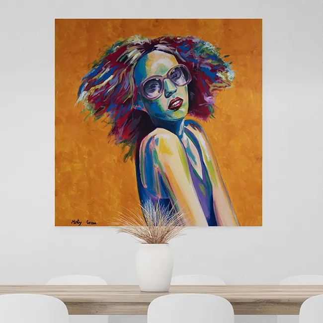 מלכת השמש - הדפס משודרג עם צבע