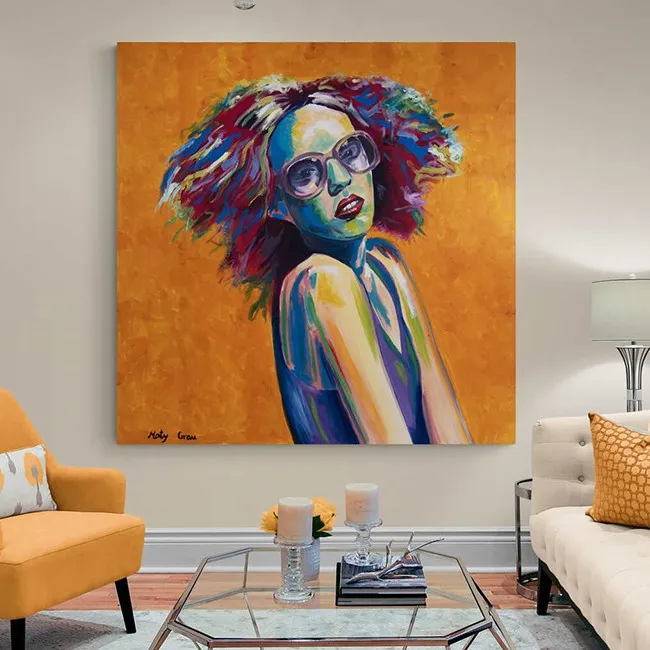 מלכת השמש - הדפס משודרג עם צבע