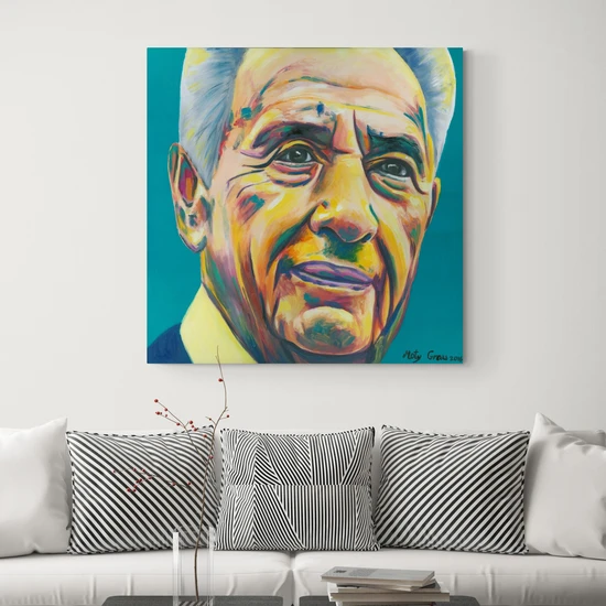 שמעון פרס - הדפס אומנותי